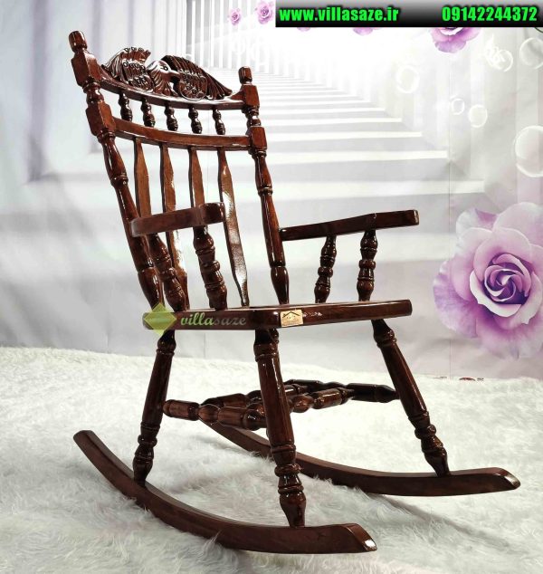 صندلی راک سیمرغ چوبی ویلاسازه