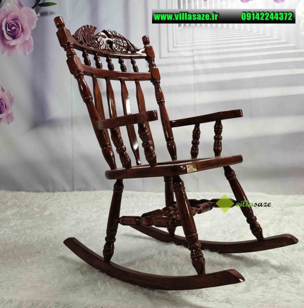 صندلی راک چوبی سیمرغ ویلاسازه