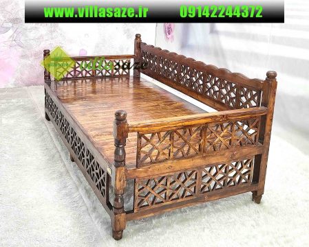 تخت سنتی چوبی مدرن