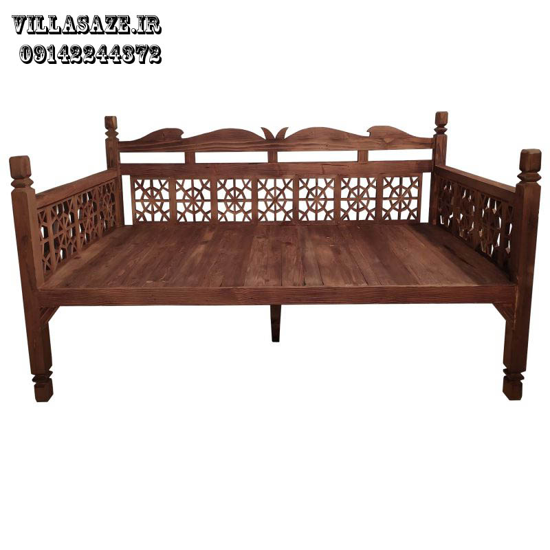 تخت سنتی چوبی ویلاسازه