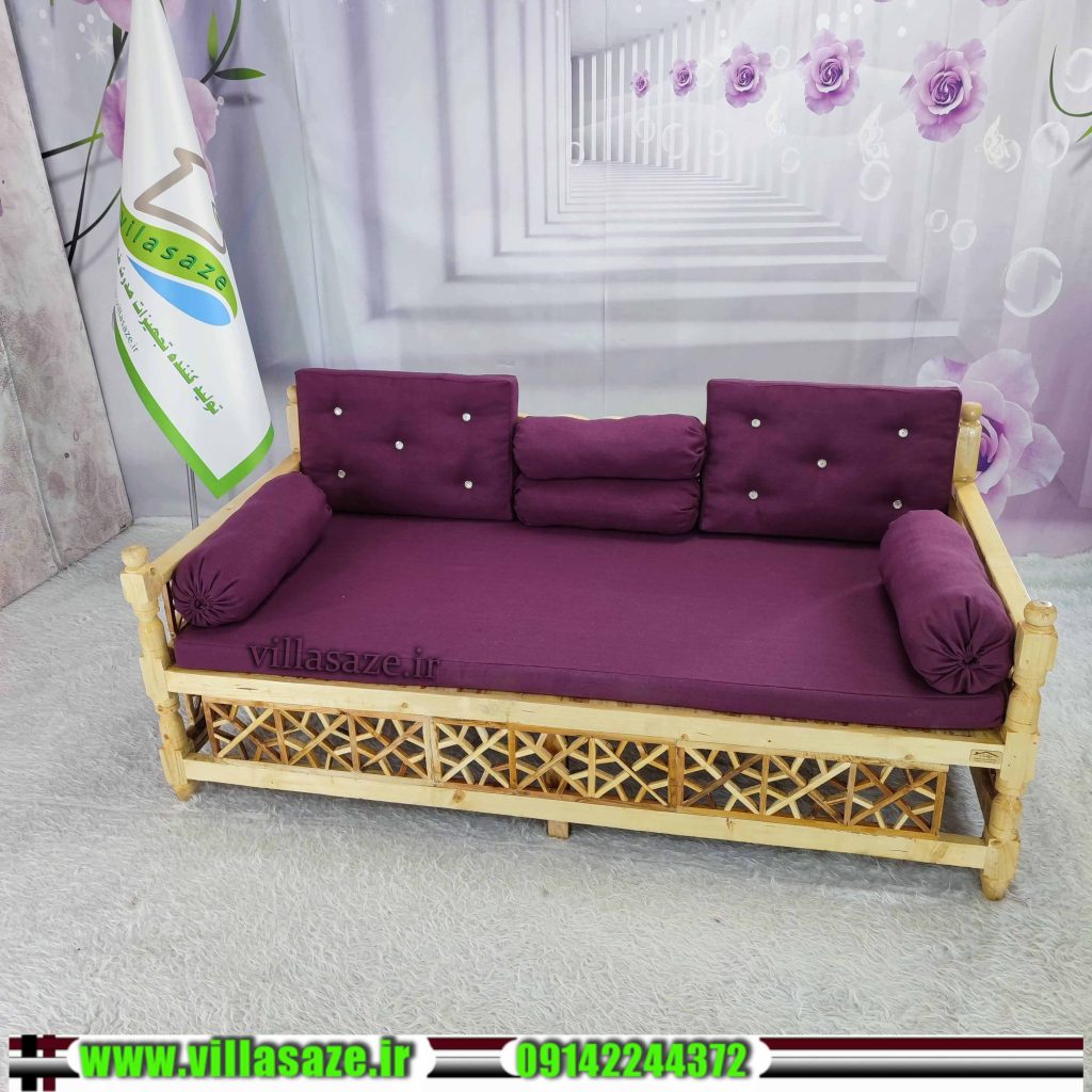 تخت سنتی چوبی مدرن