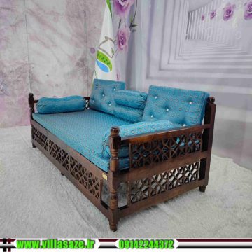 انواع تخت سنتی با تشکهای شاه نشین
