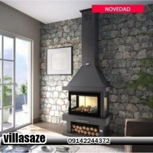 شومینه کلبه ایی هیزمی