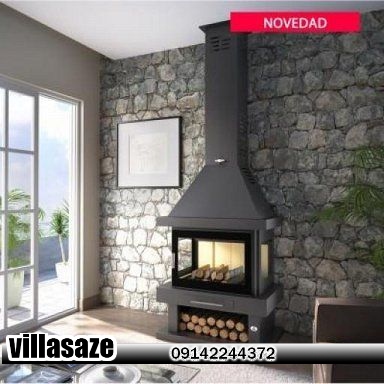 بخاری و شومینه هیزمی ویلاسازه (10) شومینه کلبه ایی هیزمی