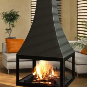 شومینه هیزمی مدرن