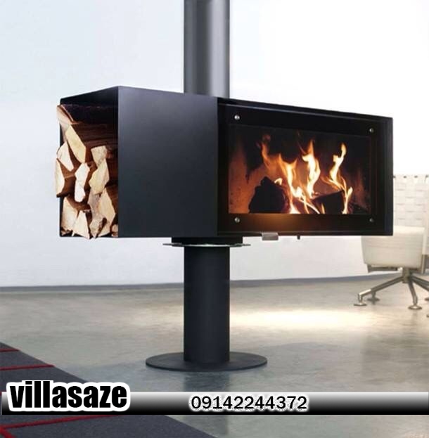 شومینه لاکچری هیزمی