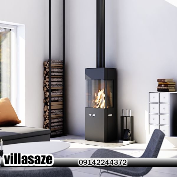 بخاری و شومینه هیزمی ویلاسازه (3) بخاری هیزمی ایستاده