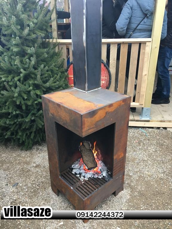 بخاری و شومینه هیزمی ویلاسازه (9) بخاری چوب سوز